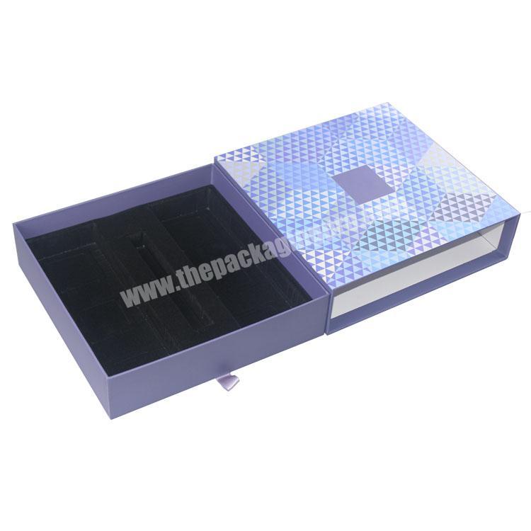 personalize Wholesale Drawer Type Cardboard Make Up Gift Box