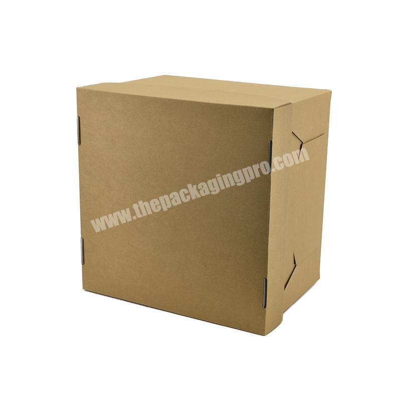 Wholesale Eco-friendly Recycled Folding Custom Logo Printed Kraft Corrugated Paper Box