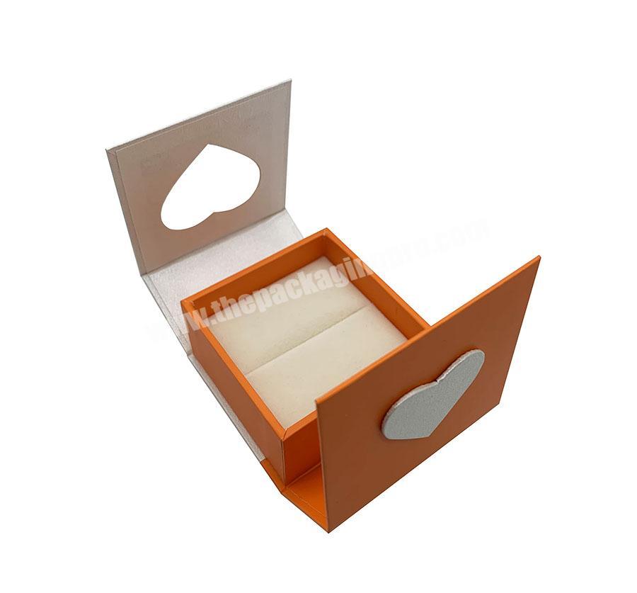 Wholesale Heart Shaped Proposal Jewelry Ring Box