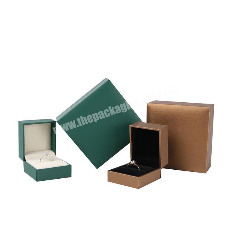 Wholesale Leatherette Jewelry Set Boxes Jewelry Packaging Box With Logo