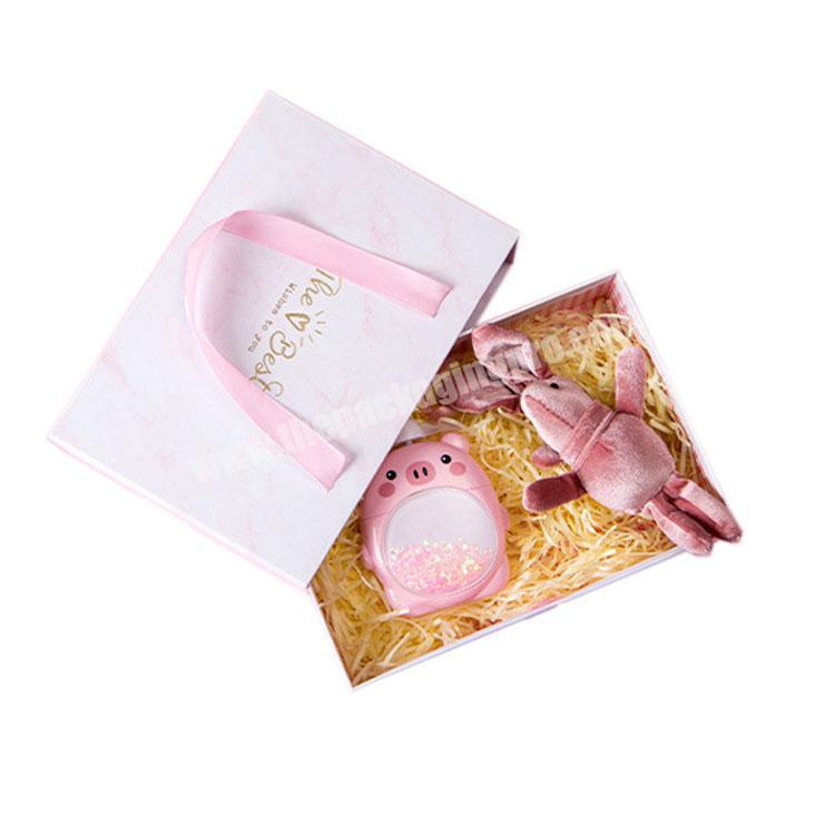 Wholesale Luxury Logo Custom Printed Cardboard Pink Candy Drawer Gift Boxes manufacturer