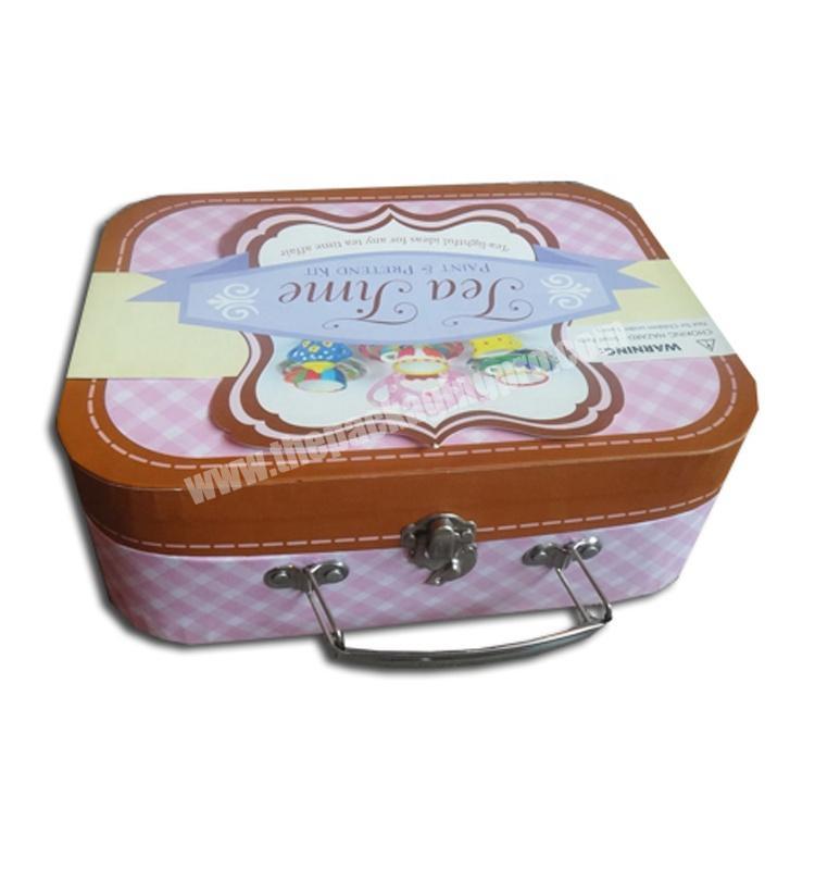 Wholesale Mini Cardboard Toy Decorative Box Small Luxury Wholesale Baby Custom Children Kids Suitcase factory