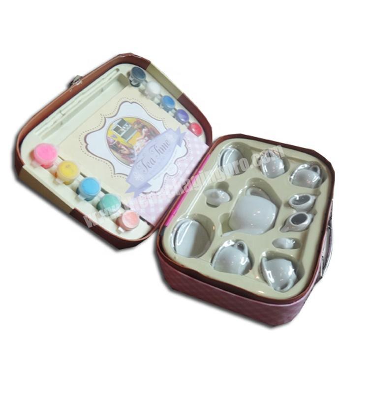 custom Wholesale Mini Cardboard Toy Decorative Box Small Luxury Wholesale Baby Custom Children Kids Suitcase 