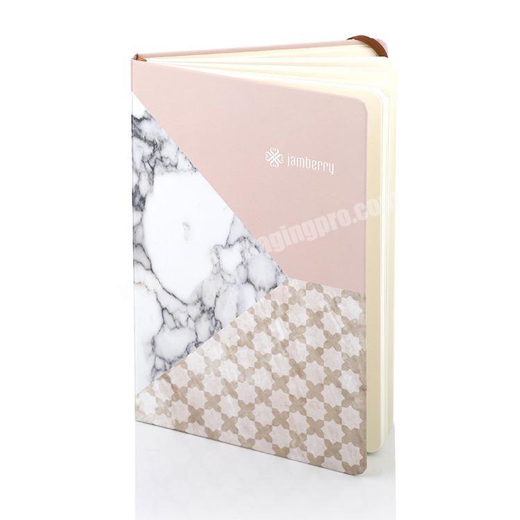 Wholesale Personalized School Notebook Custom Dot Grid Notebook with Elastic Band
