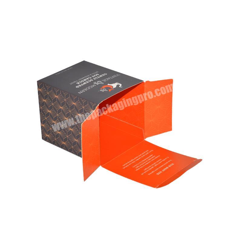 Wholesale Recycle Custom  Printed Scented Candle Packaging Card Paper Box