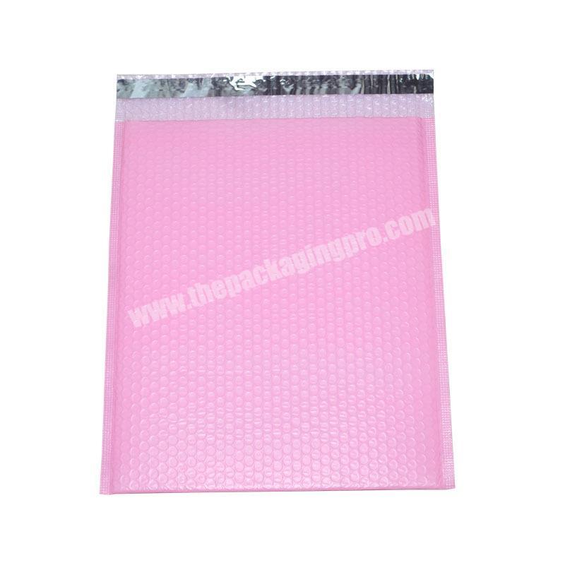 Wholesale big capacity pink bubble padded mailers mailing bag custom logo
