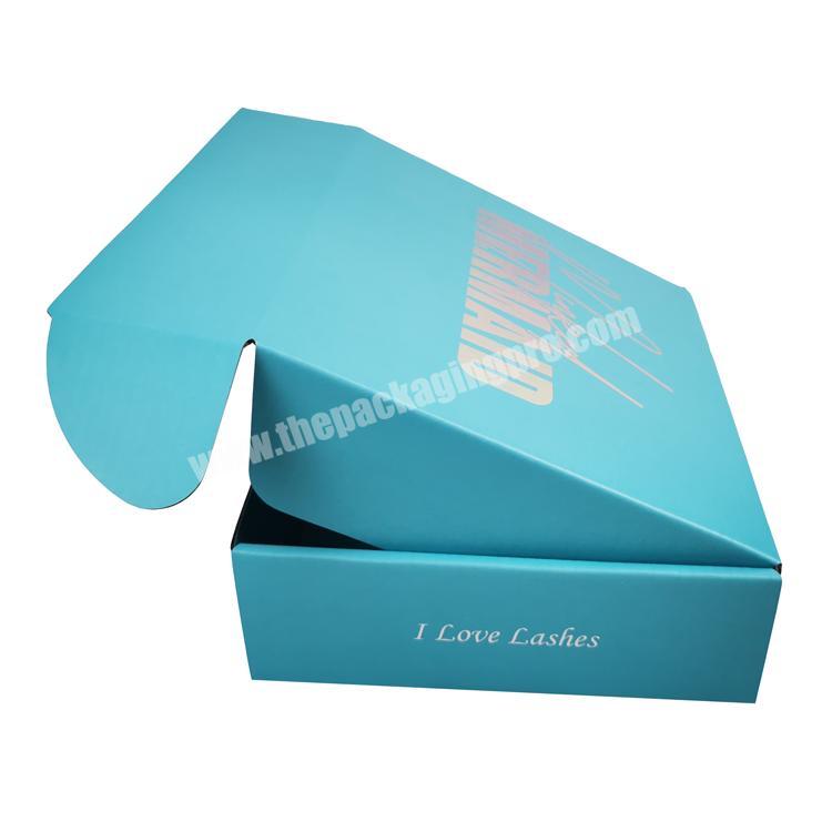 Wholesale cheap price corrugated paper box custom logo printing foldable mailer paper box
