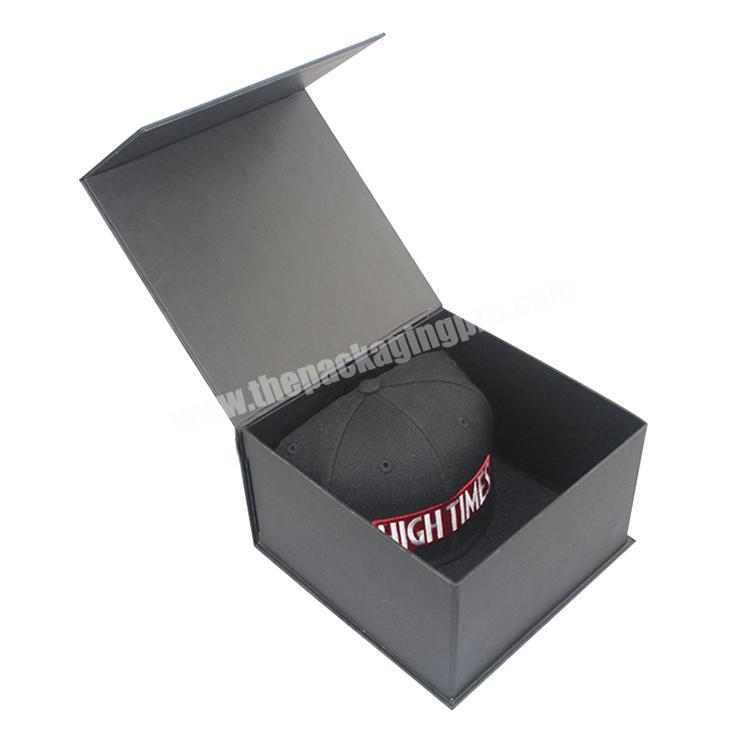 black wholesale packaging custom hat boxes