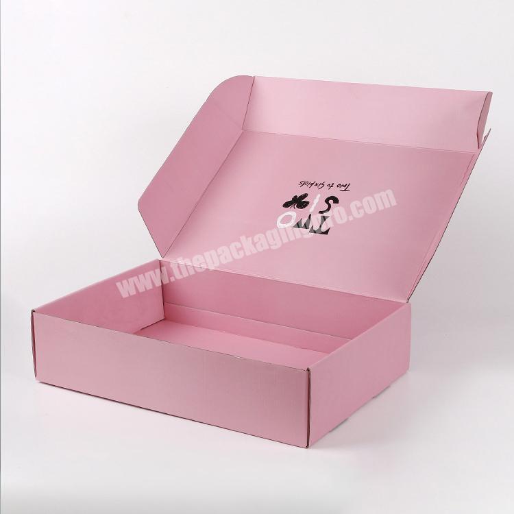 clothing pink mailer shipping customizable box