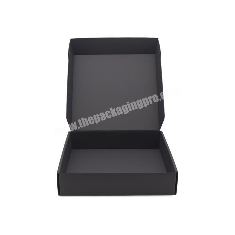 custom box mailer black matte luxury