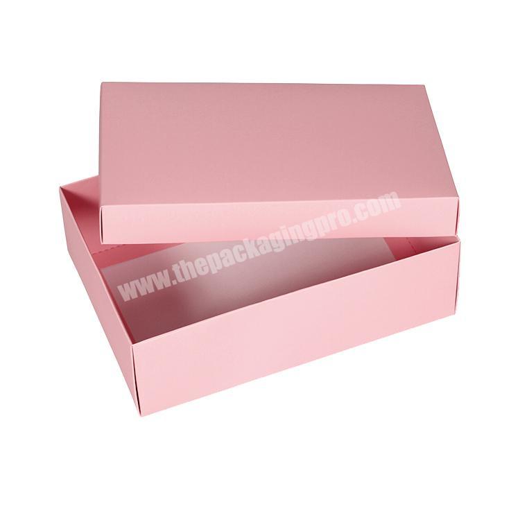 custom cardboard packaging pink paper box