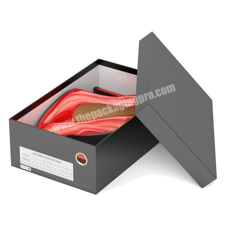 custom cardboard packaging unique shoe box