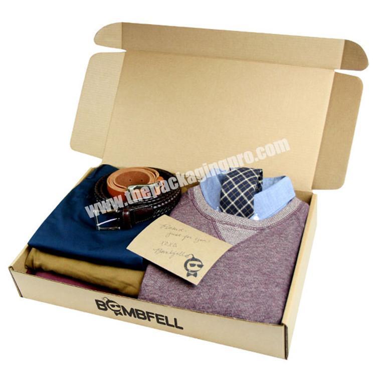 custom delivery carton box for clothing