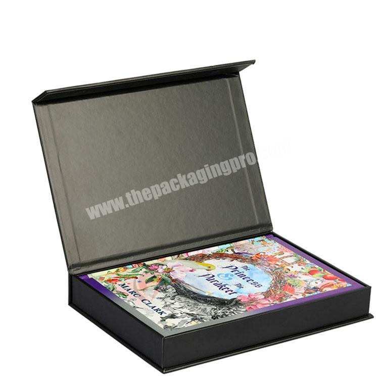 custom design black gift box for plaques