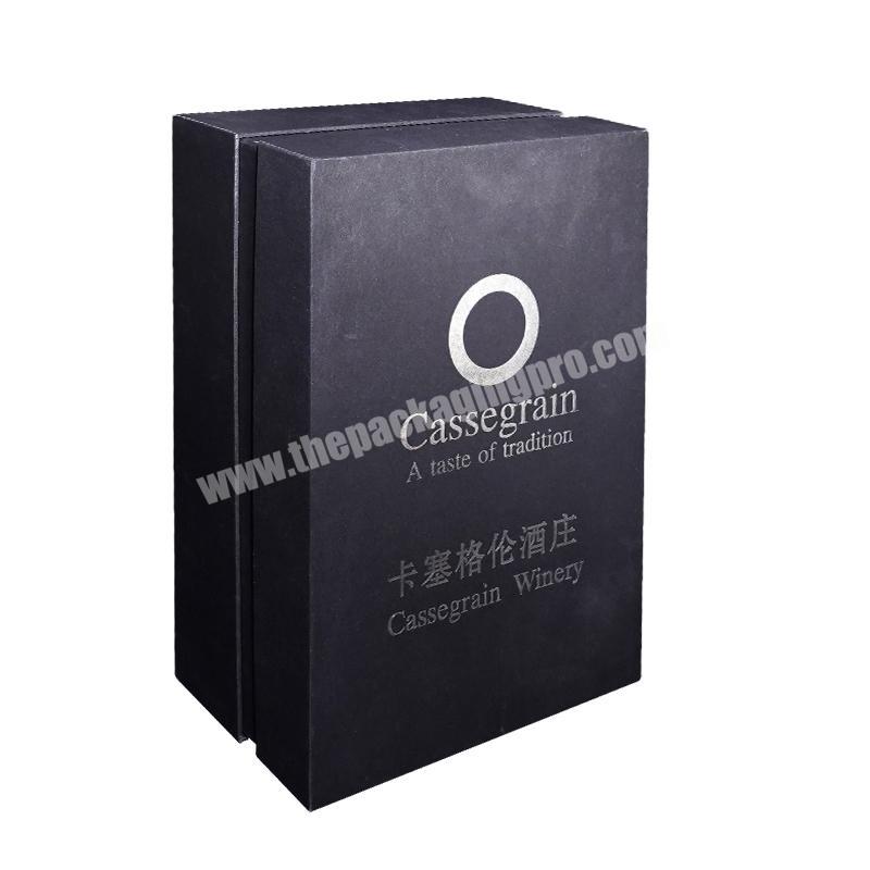 custom good sales various inner lining packaging wine paper box package for gift