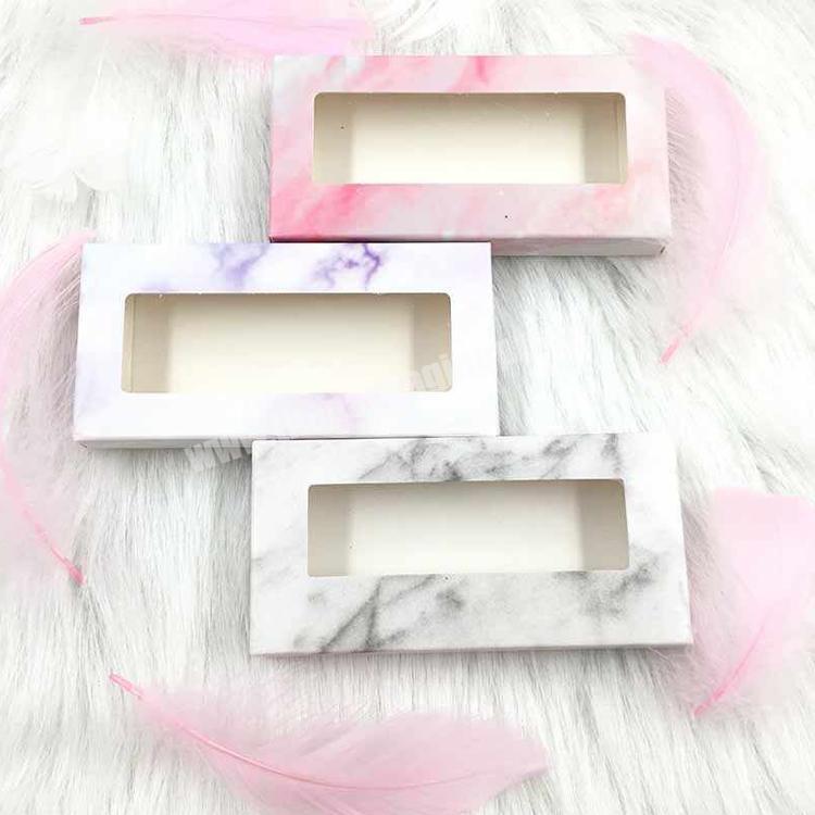 custom luxury eyelash packaging box paper