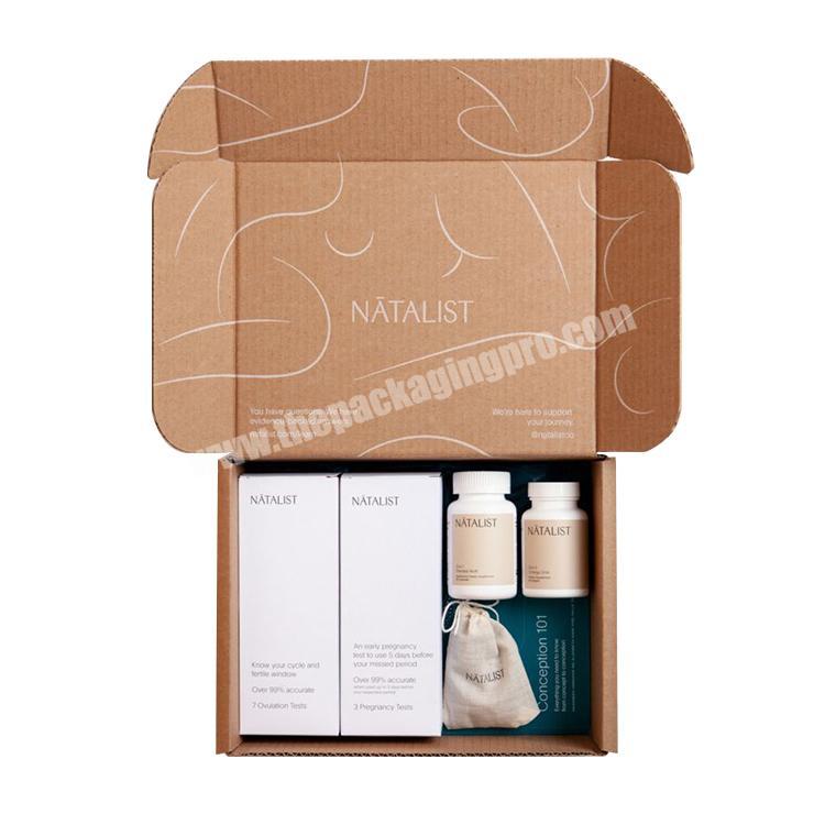 custom luxury paper gift skincare packaging box