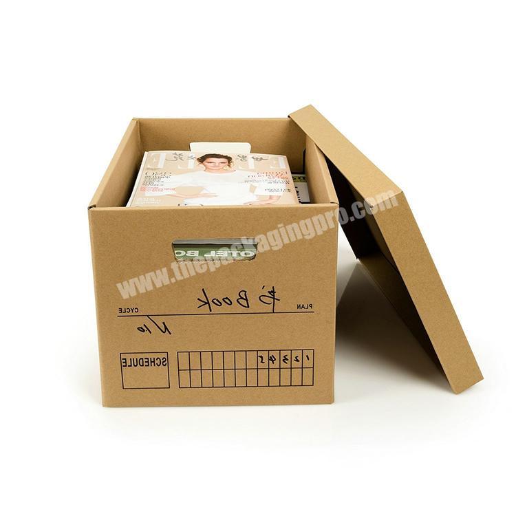 custom packaging corrugated logo archive box
