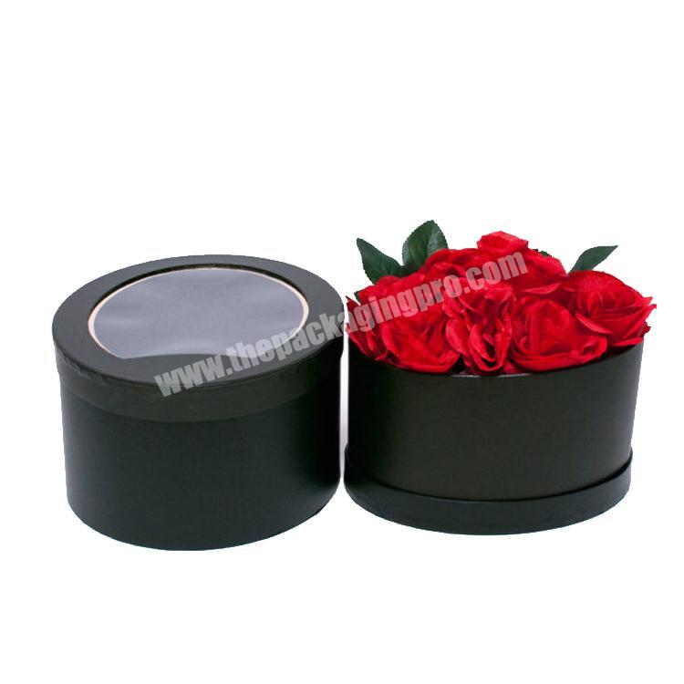 custom packaging round flower boxes set