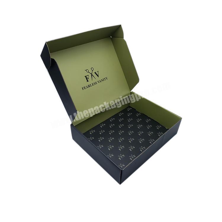 custom shipping packaging for clothing branded boxes