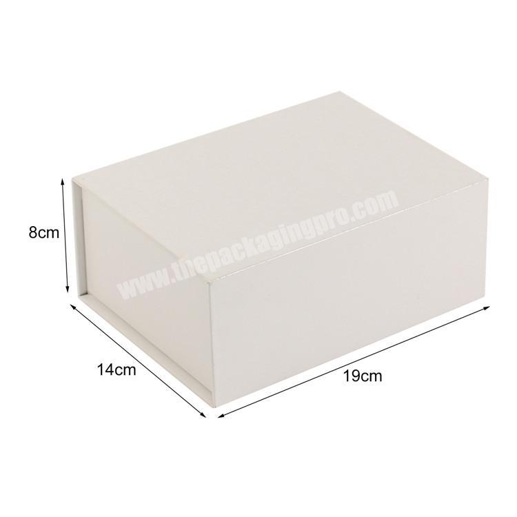 custom white paper packaging book gift box