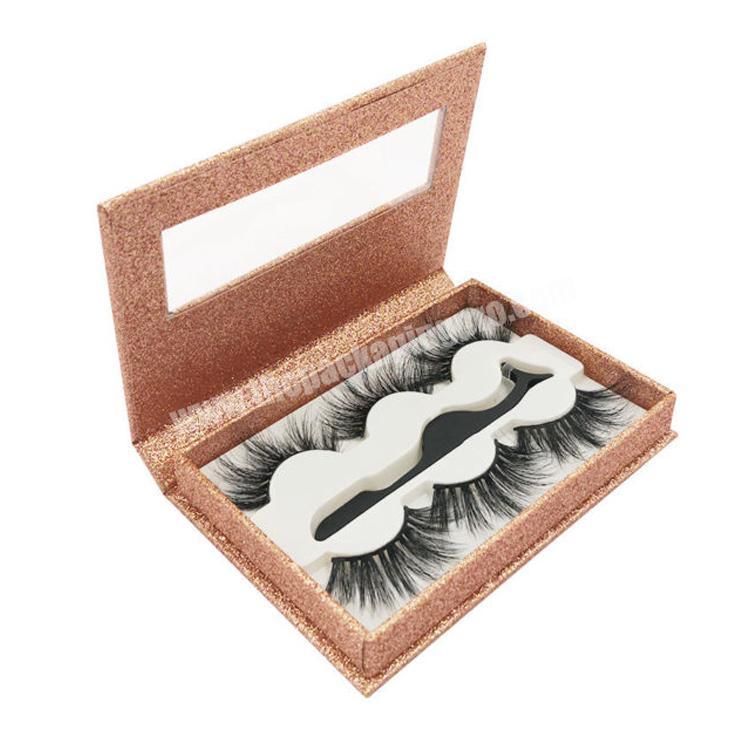 customized packaging vendor 3 pair eyelash box