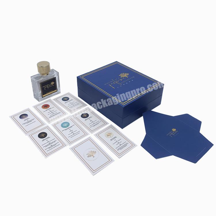 design making magnetic empty 50ml perfume bottle with box