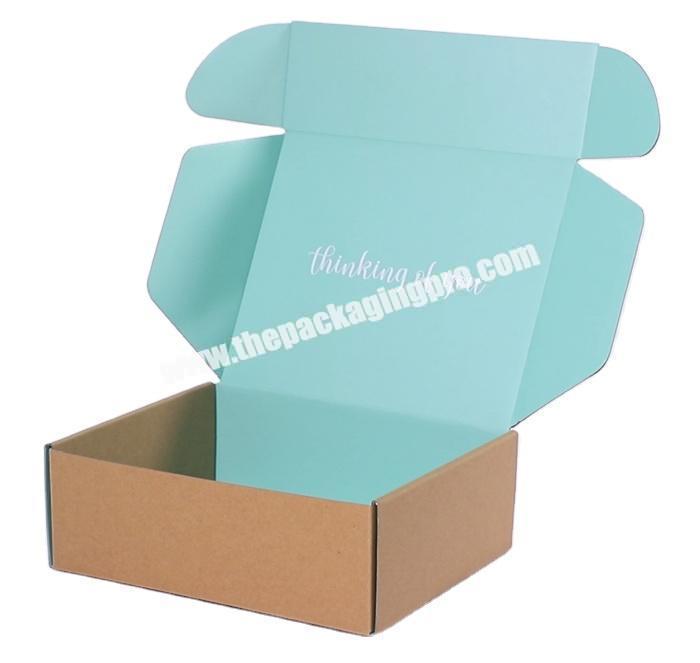 Delivery Shipping Folding Mailer Front Tuck Kraft Mailing Cardboard Good Quality Mail Packing Die Cut Paper Postal Box