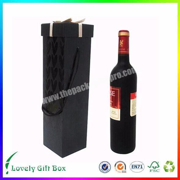 elegant cardboard packaging box paper gift box manufacturer for bottle wine