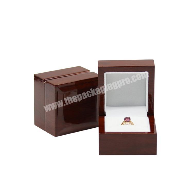 engagement wedding jewelry wooden ring box
