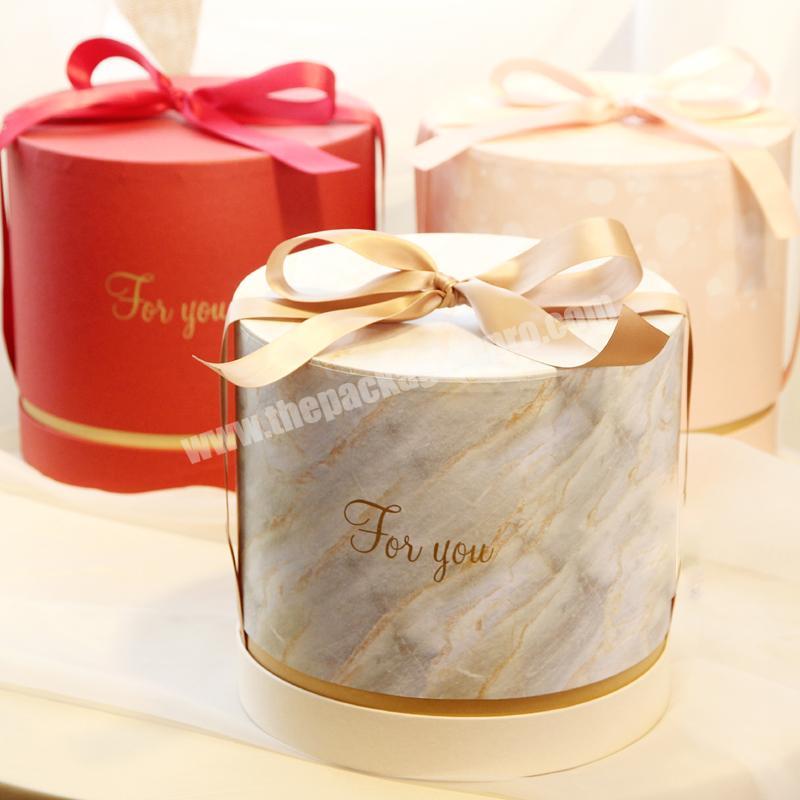 glass candle holder gift box candle custom cylinder box cardboard luxury rigid cylinder packaging box paper