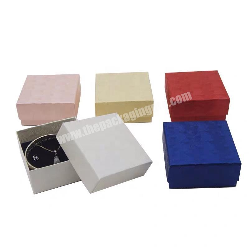 good price packaging box with soft touch inner for Jewelry Rings Earrings Bracelets & Bangles Necklaces