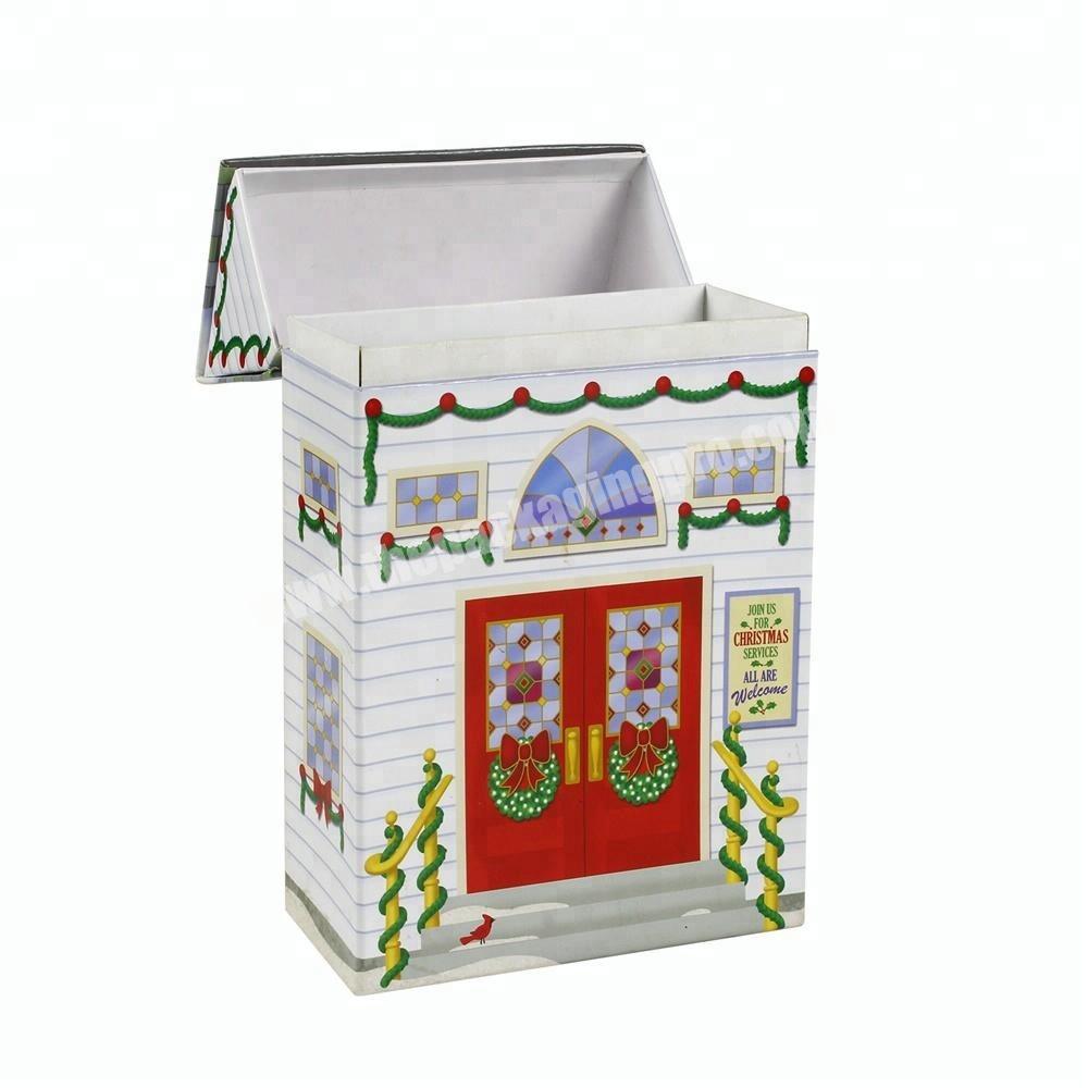 handmade cosmetic house shape cardboard gift box carton packaging