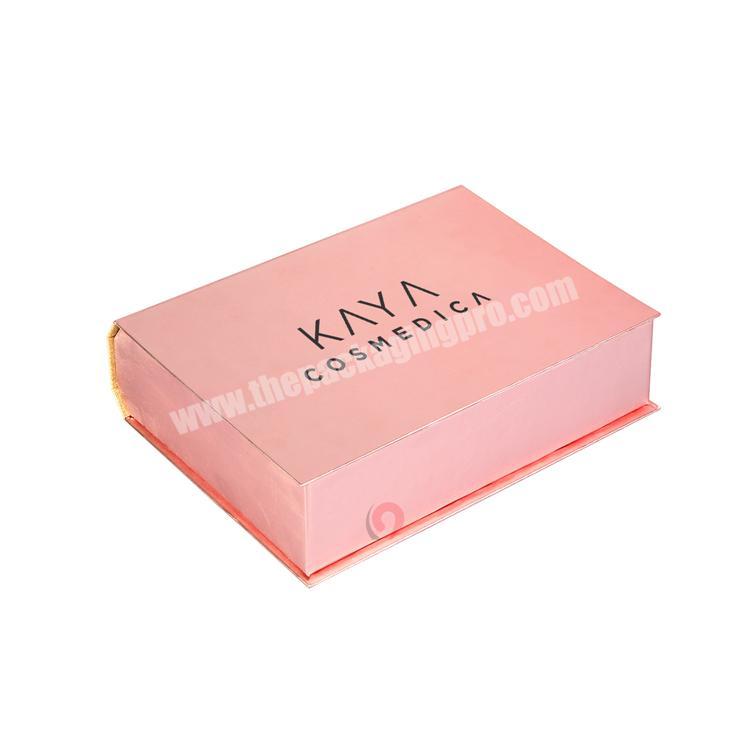 handmade packaging pink cosmetic paper gift box