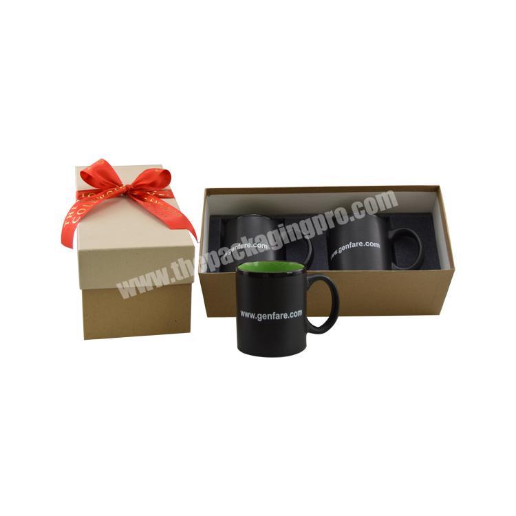 low price paper coffee shipping gift packaging mug box