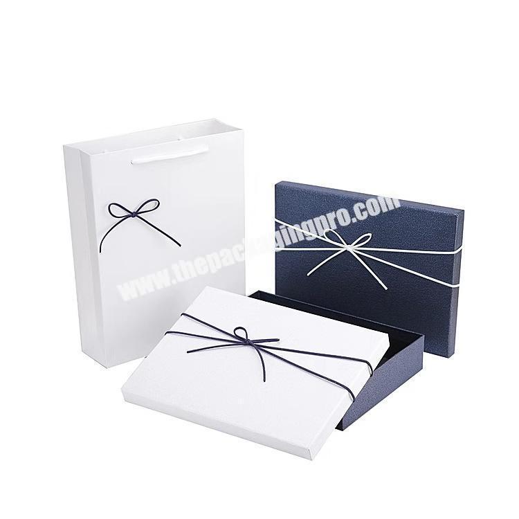 Hotsale Retail Kraft Clothing Apparel Clothing T-shirt Dress Luxury  Packaging Black Foldable Gift Box