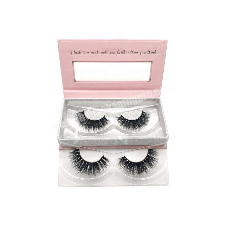 luxury custom packaging eyelash box wholesale