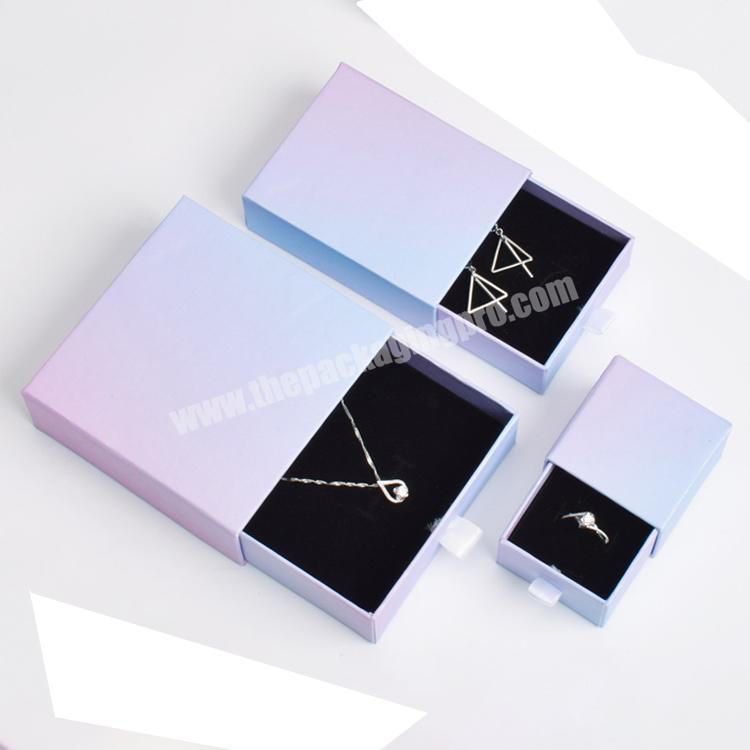 luxury gift packaging jewelry box with logo print