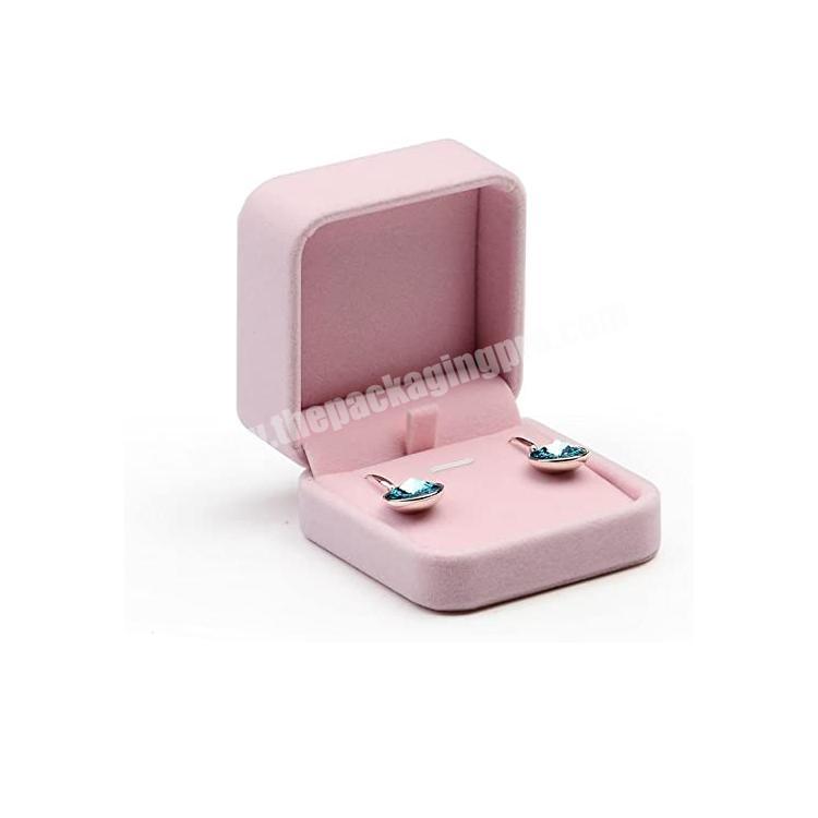 luxury gift packaging suede jewelry box