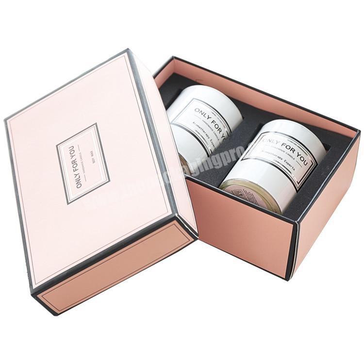 luxury packaging scented candle box gift