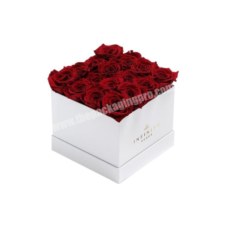 custom in gift for flower preserved roses box