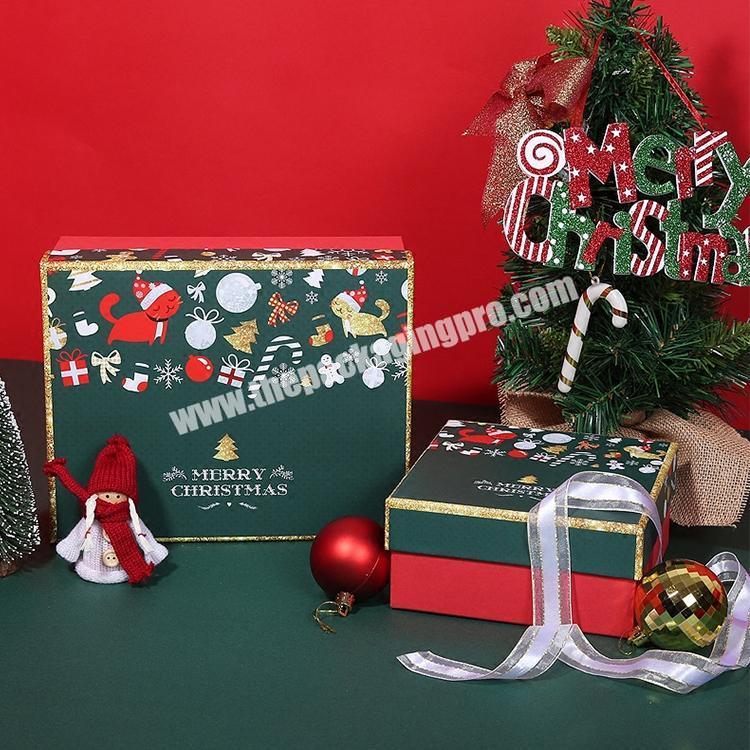 new Christmas ornament gift packaging boxes with lids