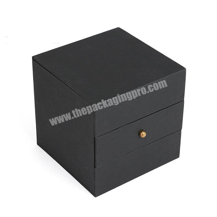 packaging black acrylic jewelry box plain