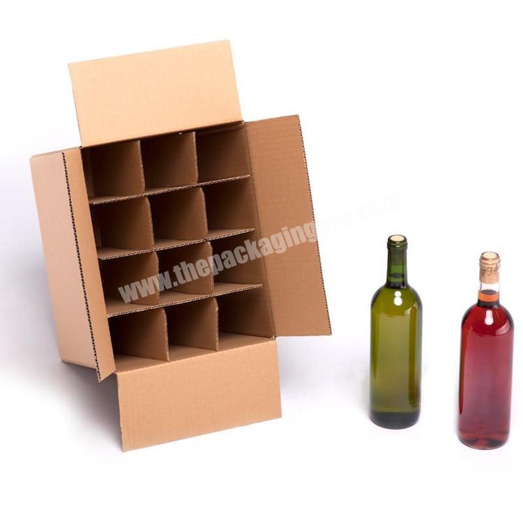shipping packaging wine cardboard box