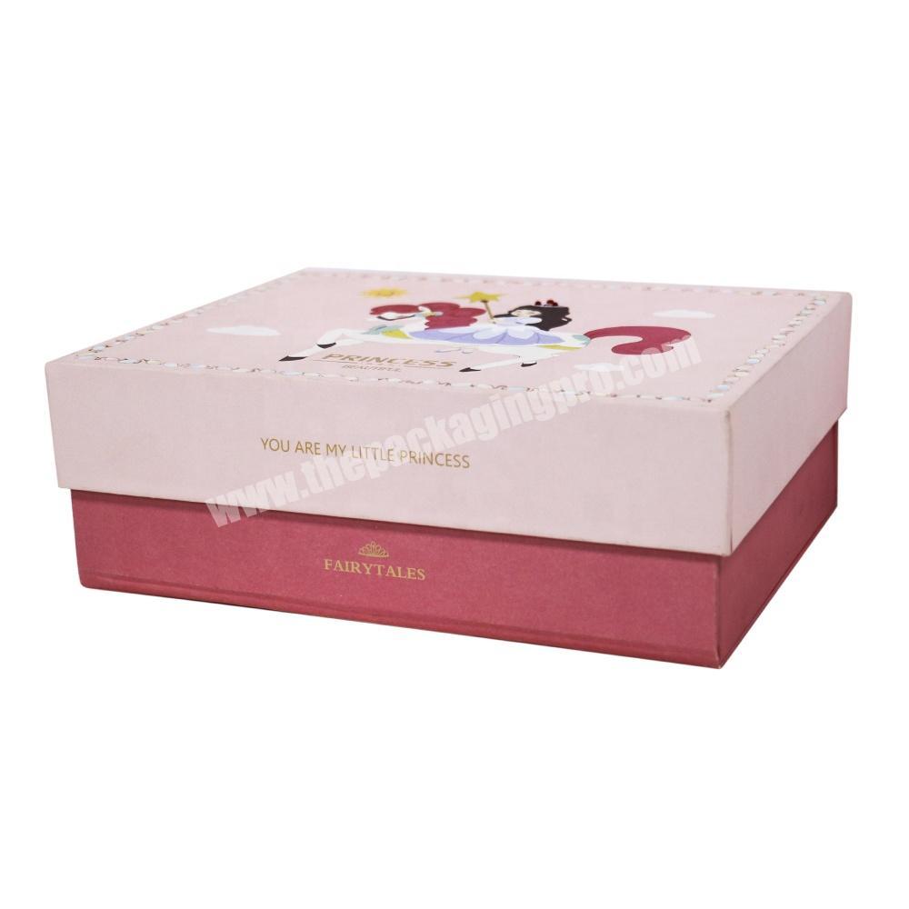 small candle customised pink cardboard gift box packaging