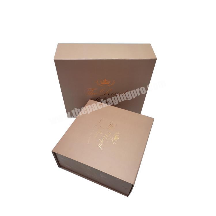 luxury empty magnetic paper gift packaging custom boxes with logo