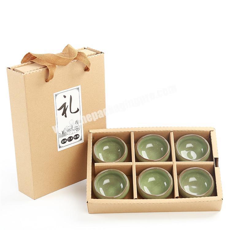 storage packaging tea cup paper gift box