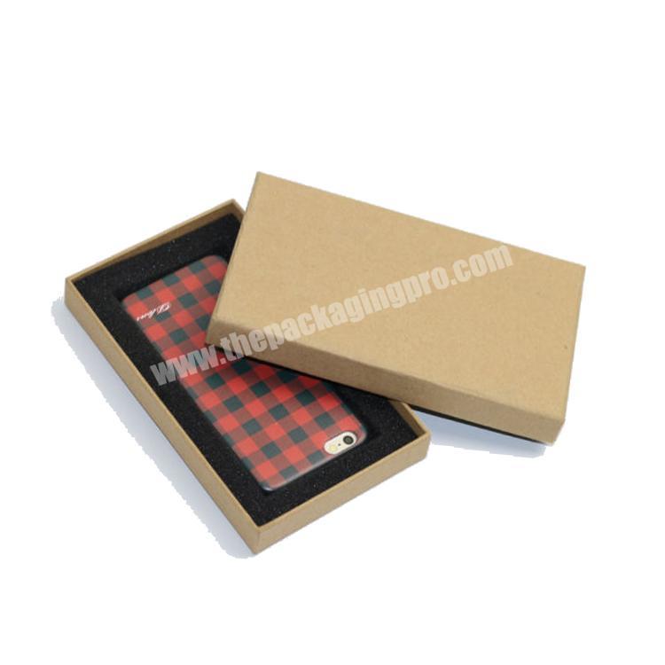 white luxury cardboard smartphone packaging box