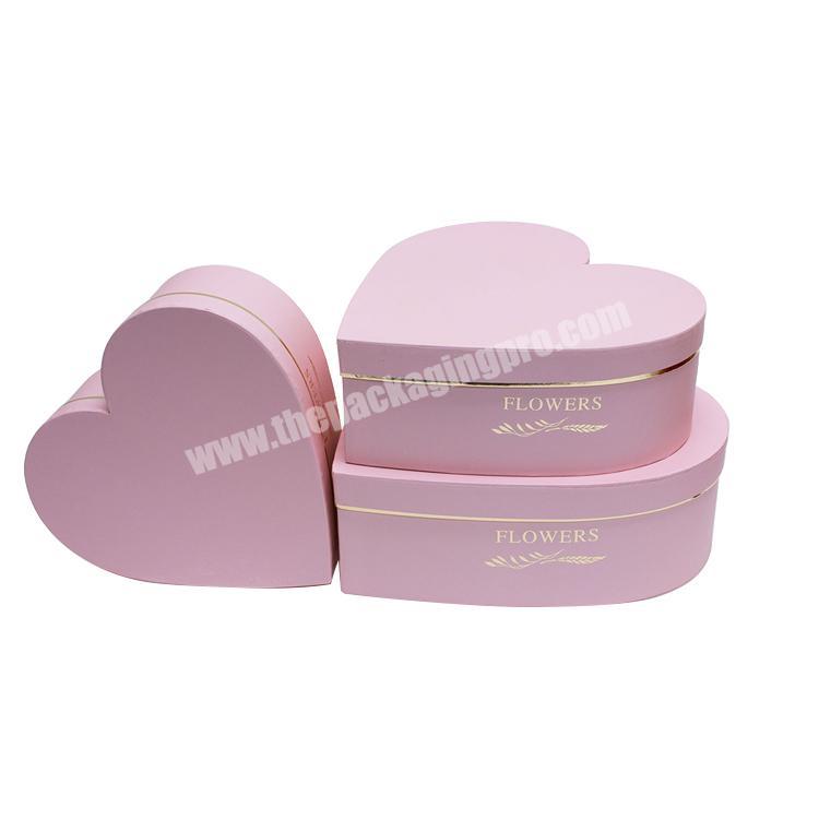 wholesale gift shaped packaging heart boxes