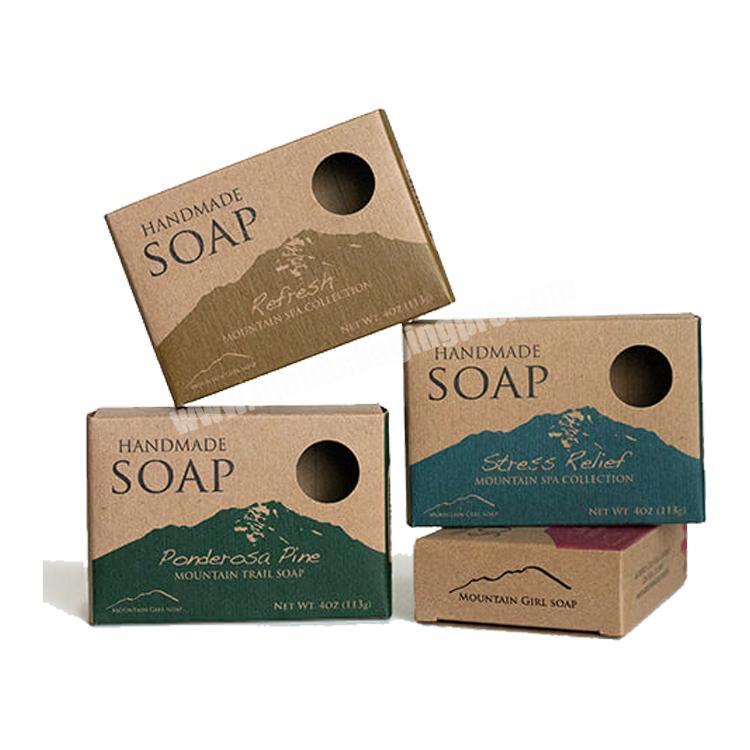 wholesale kraft luxury packaging soap boxes